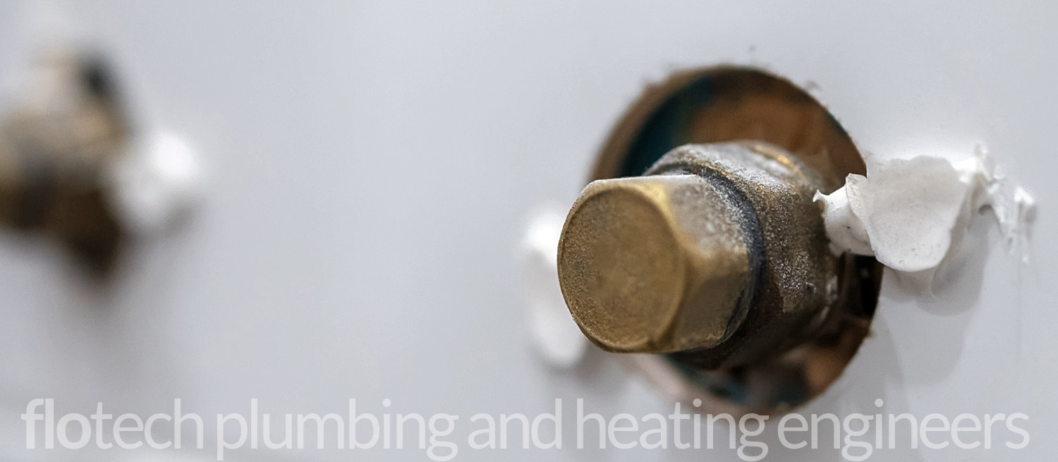 Capped-off water supply pipes for a shower