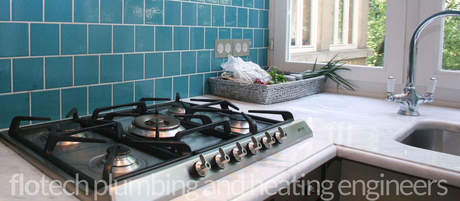 Gas hob - kitchen installation plumber, Milford Haven