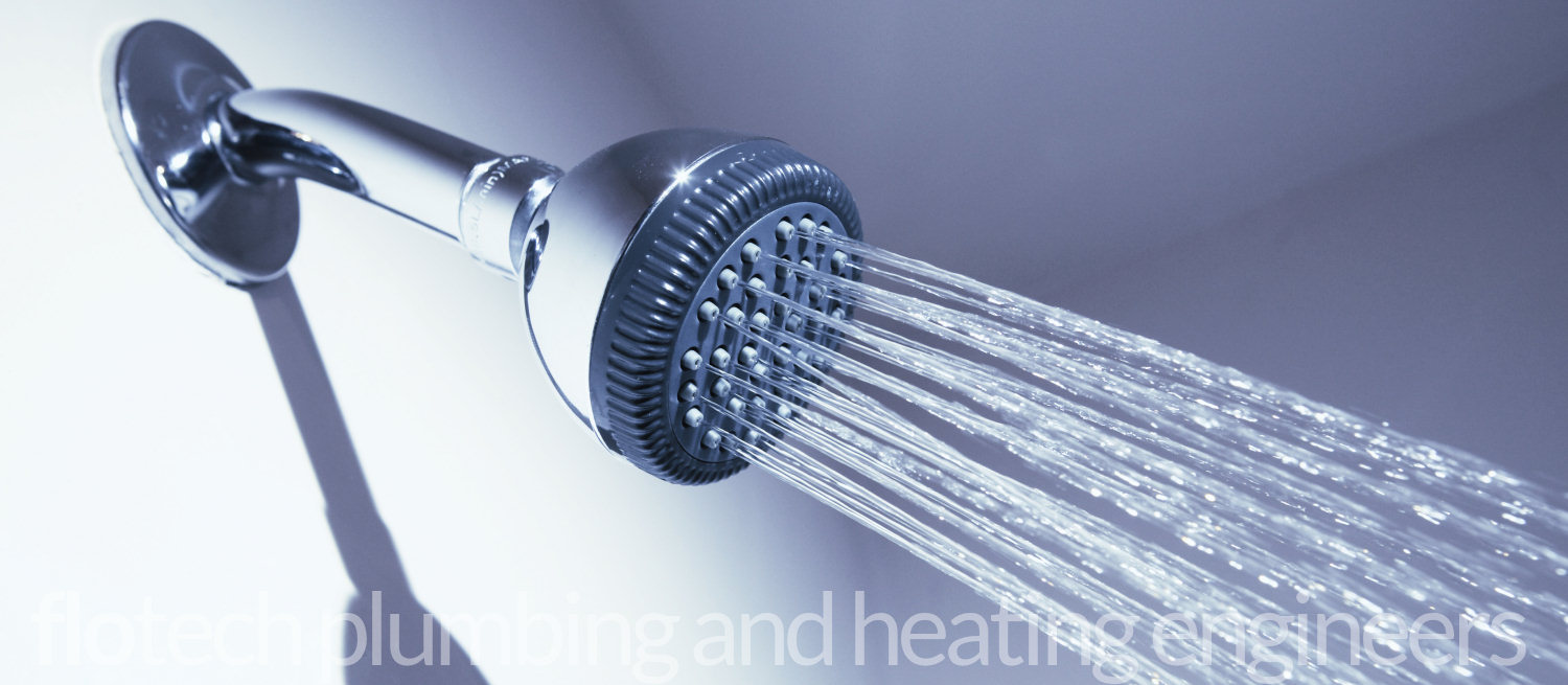 Shower installation in a new-build wet room